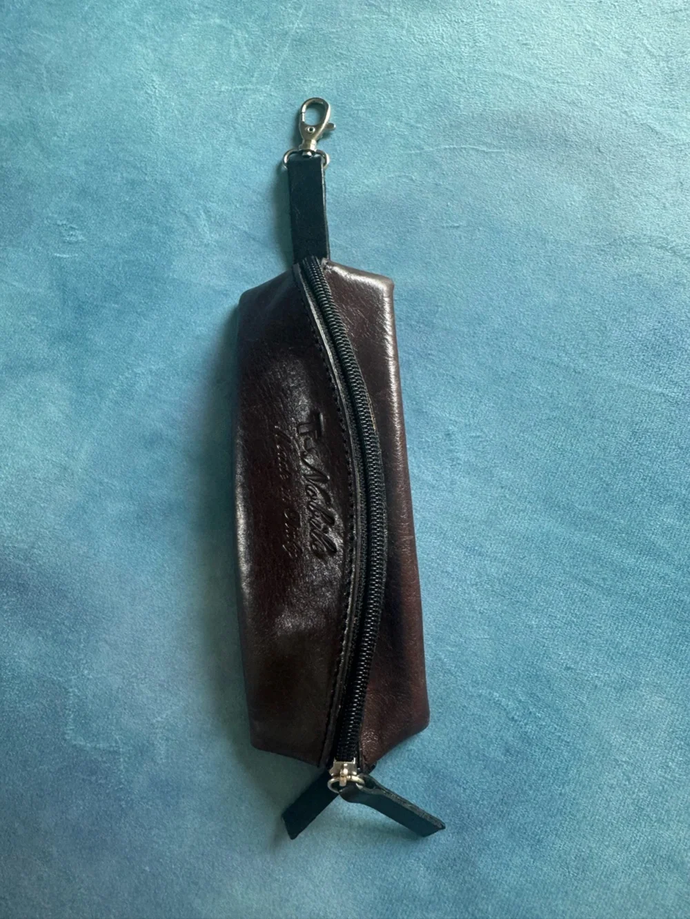 Brown Leather Pencil Pouch